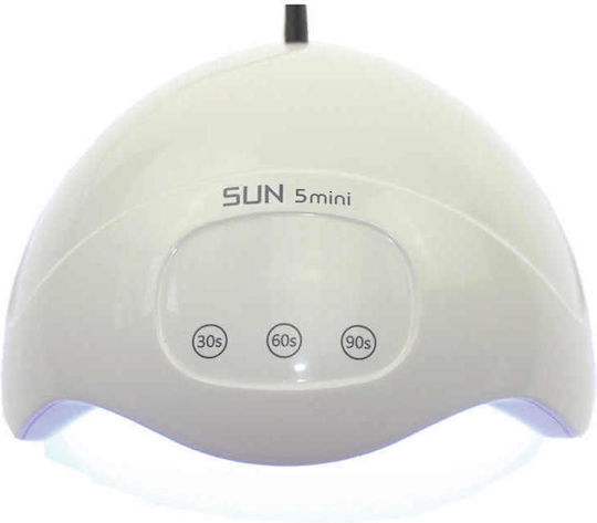 Φουρνάκι Νυχιών UV / LED Μπαταρίας 24W Λευκό