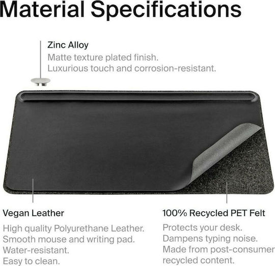 Orbitkey Σουμέν Διπλό Πλαστικό Large Γκρι 89x42cm