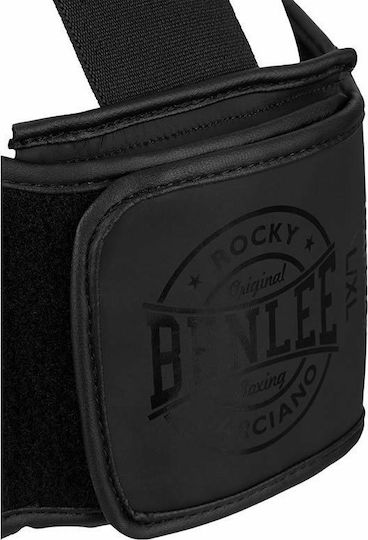 Benlee Caesar Adult Open Face Boxing Headgear Synthetic Leather Black