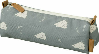 Fresk Hedgehog Pencil Case Barrel with 1 Compartment Gray