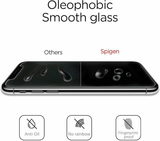 Spigen GLAS.tR ALIGNmaster Full Face Tempered Glass 2τμχ (iPhone 12 / 12 Pro)