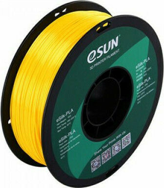 Esun eSilk PLA 3D Printer Filament 1.75mm Yellow 1kg