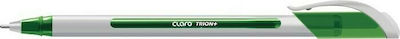 Claro Trion Plus Pen Ballpoint 1mm with Green Ink