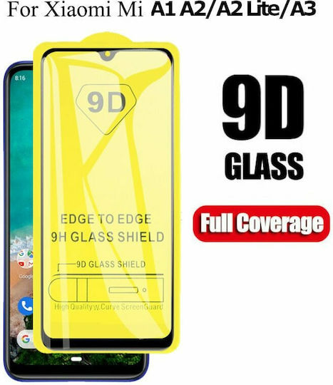 Full Glue Full Face Tempered Glass (Mi A3)