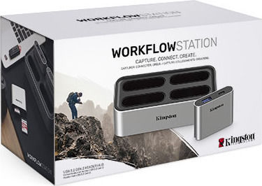 Kingston Workflow Station Hub 2 Θυρών USB 3.2 με σύνδεση USB-C