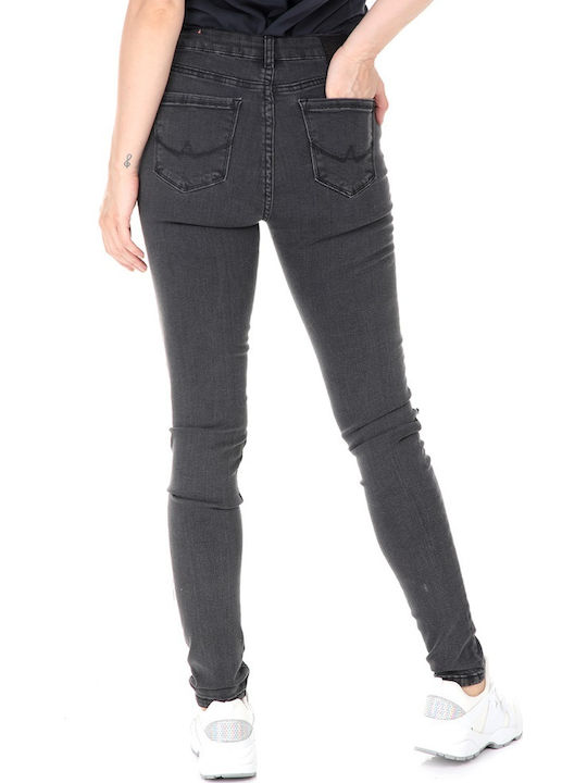 Γυναικείο Jean Παντελόνι με Σκισίματα σε Skinny Εφαρμογή Μαύρο