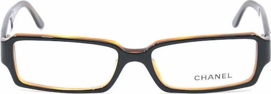Chanel Plastic Eyeglass Frame Black 3093 542
