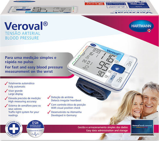 Hartmann Veroval Digital Blutdruckmessgerät Handgelenk 925325