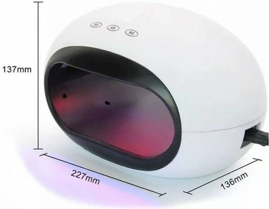 Ноктополиращ Уред UV / LED 36W Бял
