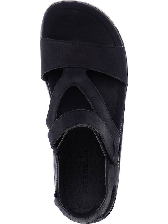 Backstrap Trailway Sandale Casual Damă Din Piele Negru