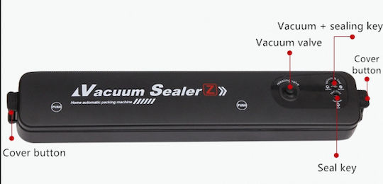 Raf External Vacuum Sealer with Maximum Sealing Length 280mm ZKFK-001
