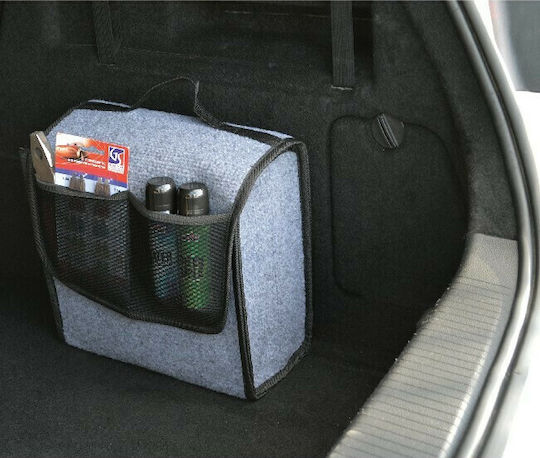 Auto Gs Car Trunk Space Organizer Γκρι Μικρή 28x27x13εκ