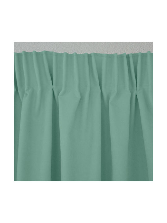 Lino Home Κουρτίνα με Τρέσα Renas Olive 140x280εκ.