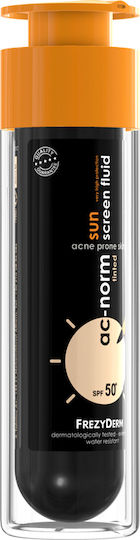 Frezyderm Ac-Norm Sun Screen Tinted Αντηλιακή Κρέμα Προσώπου SPF50 με Χρώμα 50ml