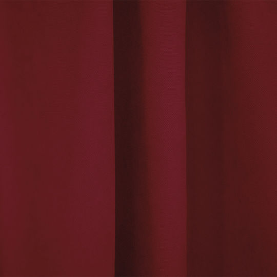 Lino Home Perdea cu Coafură Renas Burgundy 140x280 cm