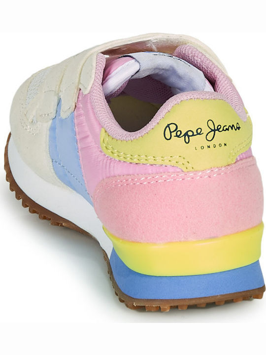 Sydney Basic Παιδικά Sneakers με Σκρατς Ροζ