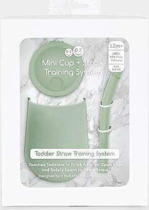 Ezpz Baby Cup Mini Cup made of Silicone Green 118ml for 12m+m+