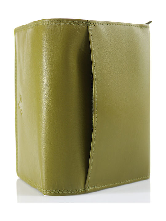 Kion Small Leather Women's Wallet Olive