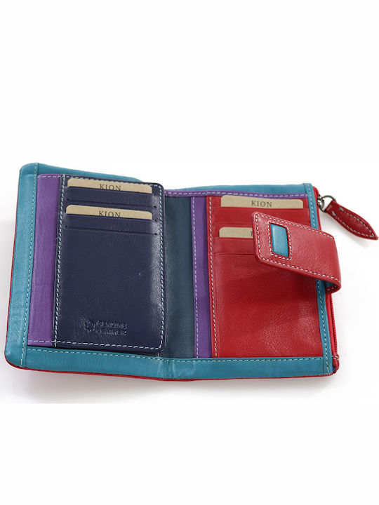 Small Leather Women's Wallet Red
