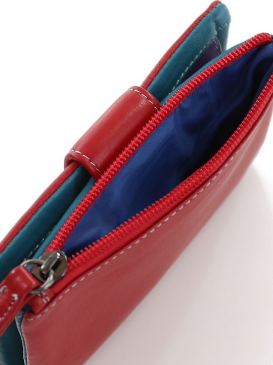 Small Leather Women's Wallet Red