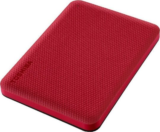 Toshiba Canvio Advance 2020 USB 3.2 Εξωτερικός HDD 1TB 2.5" Κόκκινο