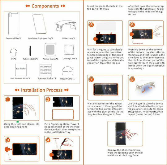 T-Max UV 3D Full Face Tempered Glass (Mi 10 / Mi 10 Pro - Mi 10 / Mi 10 Pro)