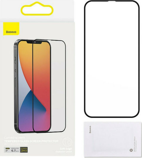 Baseus 3D Full Face Tempered Glass (iPhone 12 Pro Max)