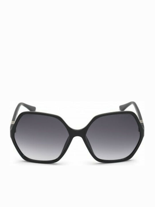 Guess Women's Sunglasses with Black Plastic Frame and Black Gradient Lens GU7747 01B