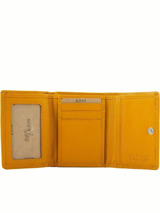 335 Small Leather Women's Wallet Classic Yellow