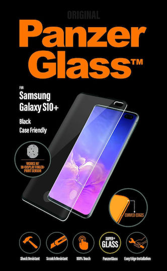 PanzerGlass Full Face Tempered Glass Black (Galaxy S10+)