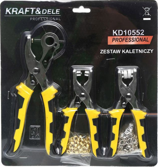 Kraft & Dele Εργαλεία Ζώνης 3τμχ με 3 Μπουντούζια