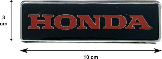 Race Axion Car Emblem Decoration Honda Logo Screw-in Epoxy Resin Floor Mats 10x3cm 2pcs in Black Color LOGO.HONDA-RXCCA