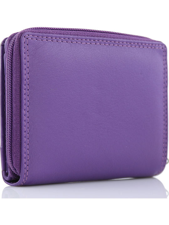 181 Small Leather Women's Wallet Classic Purple