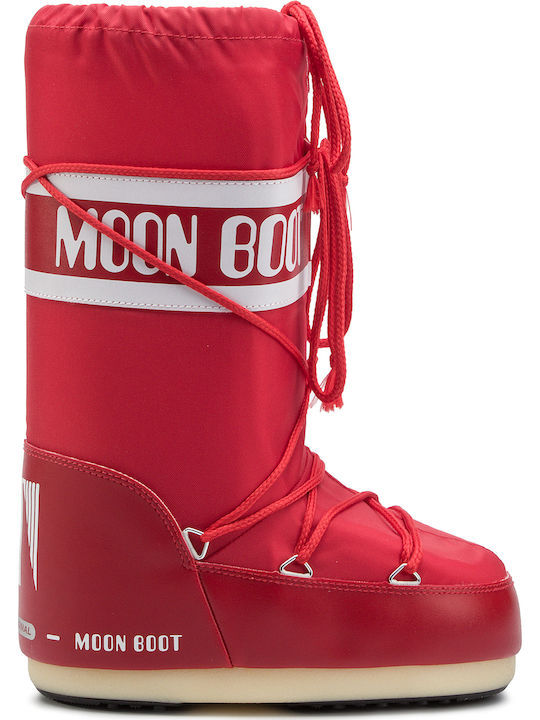 Moon Boot Γυναικείες Μπότες Χιονιού Κόκκινες