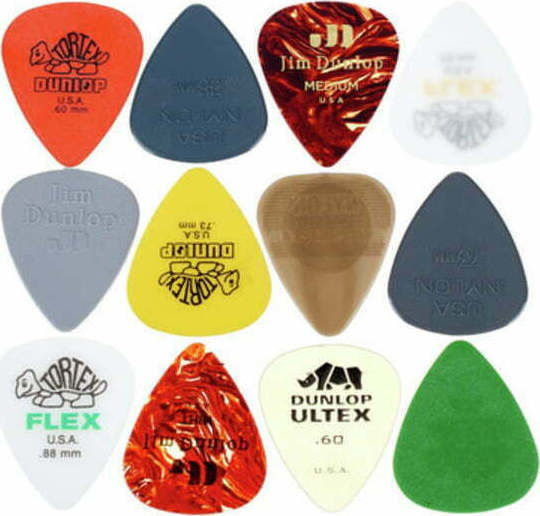 Dunlop Избори Китара Acoustic Pick Variety Pack Комплект 12бр