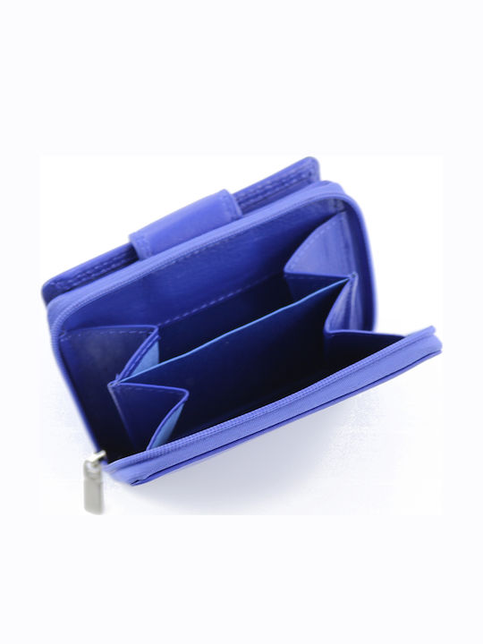 181 Small Leather Women's Wallet Classic Blue