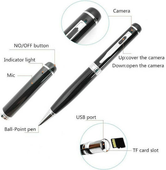 Versteckte Kamera Stift 1080p