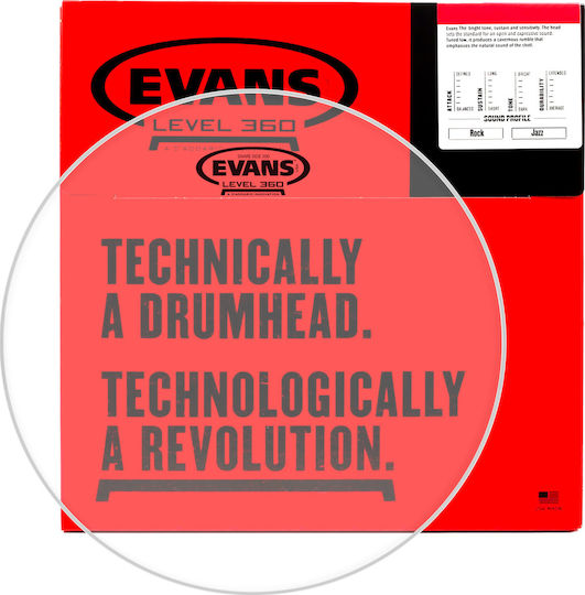 Evans Hazy 300 Δέρμα κάσας για Ντράμς 13"