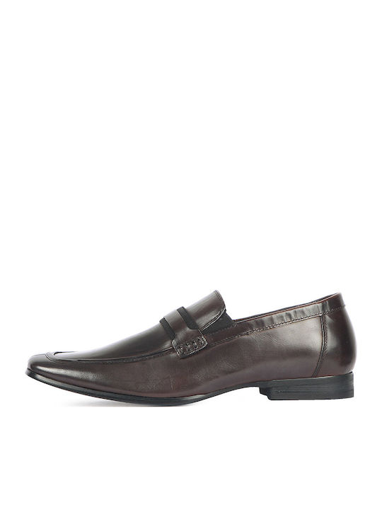 Mario Donati 3748 Men's Leather Loafers Brown