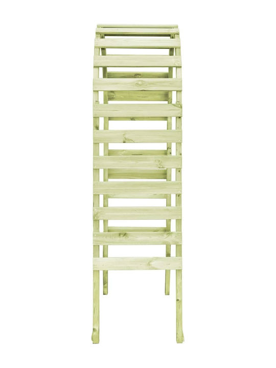 Arcadă De Grădină Din Lemn Bej 130x60x230cm