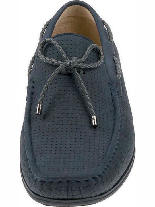 76-190285 Ανδρικά Loafers σε Μπλε Χρώμα