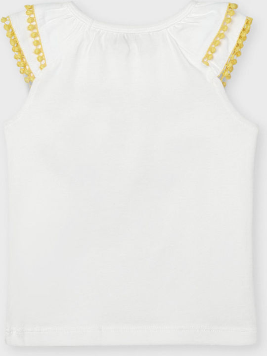 Mayoral Kids Blouse Sleeveless White