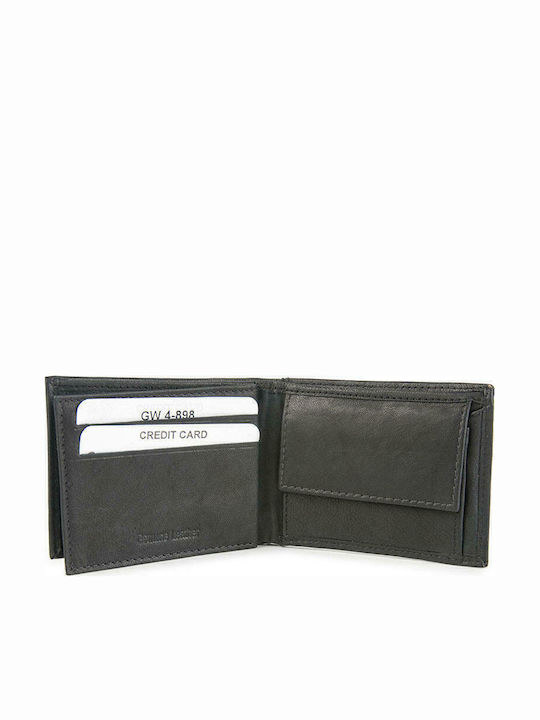 GA Leather Men's Wallet Black