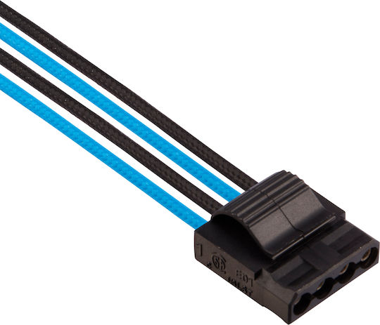 Corsair Premium Individually Sleeved PSU Cables Pro Kit Type 4 Gen 4 - Cable 0.5m Blue (CP-8920228)