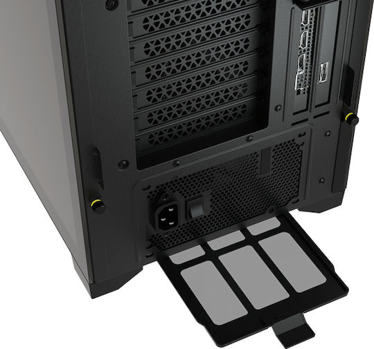 Corsair iCUE 5000X RGB Gaming Midi Tower Computer Case with Side Window Black