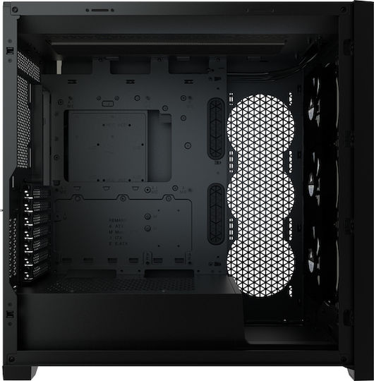Corsair iCUE 5000X RGB Gaming Midi Tower Computer Case with Side Window Black