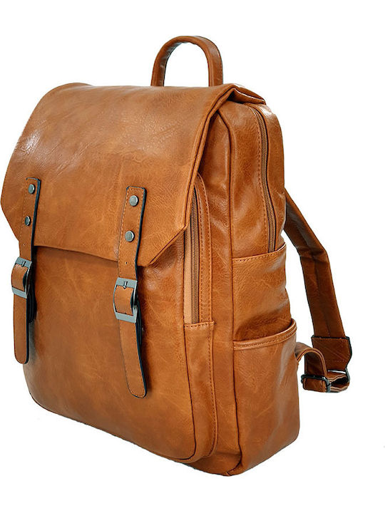 Playbags PB18-1 Τσάντα Πλάτης 15.6" Taba