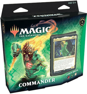 Wizards of the Coast Magic the Gathering Commander Zendikar Rising: Land's Wrath Deck