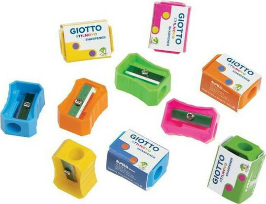 Giotto Fluo Plastic Sharpener (Μiscellaneous Colours)