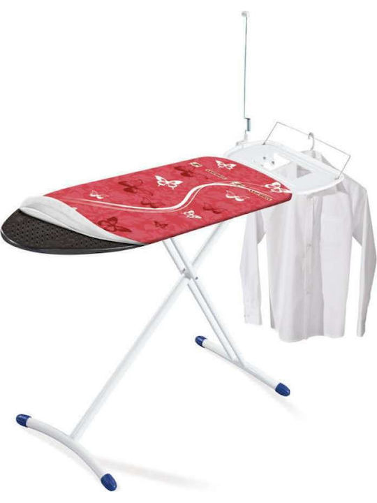 Leifheit Leifheit AirBoard Express M Foldable Ironing Board for Boiler System Red 120x38cm